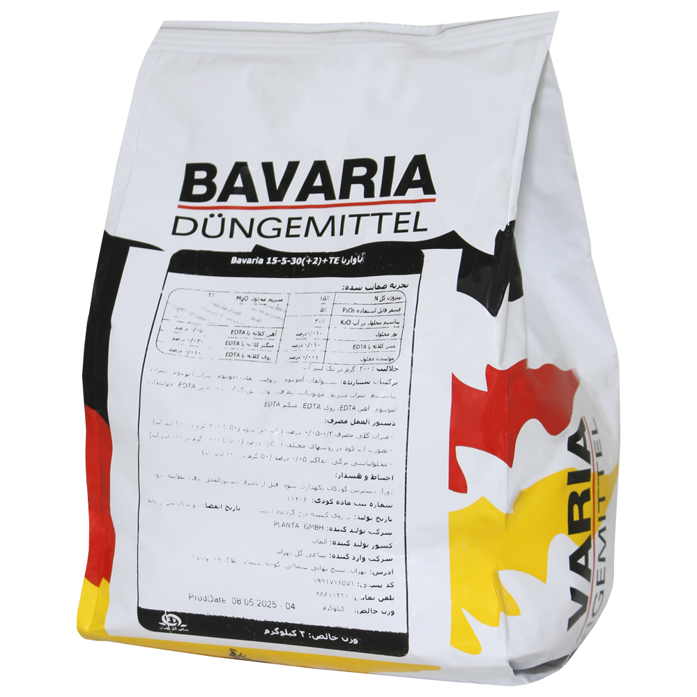 کود باواریا 30-5-15 پلنتا آلمان 2 کیلویی 1 کود باواریا 30-5-15 پلنتا آلمان 2 کیلویی